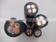 3.6/6kv 3*50+3*16mm Rubber Insulation and Sheathed Flexible Mining Cable thumbnail-1