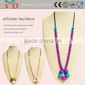 Teething Necklace Chic BPA Free Necklaces Jewelry,fashion Necklaces Jewelry 2015,silicone Fashionable Jewelry thumbnail-2