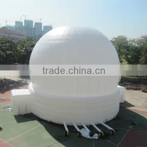 2016 Single Layer Giant White Inflatable 3D Projection Dome Tent From China thumbnail-6