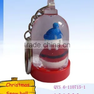 Christmas Snowman Key Chain/Key Ring thumbnail-1