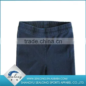 China Wholesale Casual Girl Knitted Jean Leggings for Lady thumbnail-3