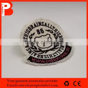 2016 Directly Factory Professional Customized Embroidery Label Badges thumbnail-4
