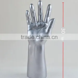 High Glossy Fiberglass Male Mannequin Hand For Glove thumbnail-2