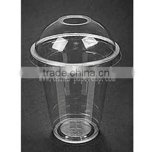 10oz PET Cold Drink Cup With Lid and Straws thumbnail-1