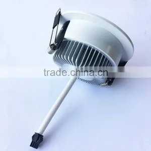 2015LED Ceiling Light Round Ultra Slim Mcob High Power 5W Ip44 Recessed Downlight Led thumbnail-3