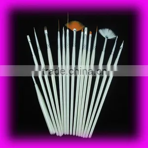 15pcs Kolinsky Nail Art Brush for UV Gel Diy Decoration Tools thumbnail-1