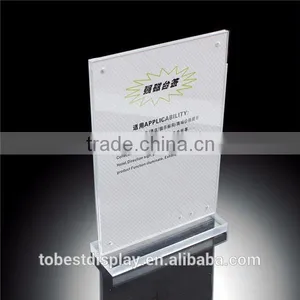 Holder Acrylic for Table, Stand for Restaurant, Card Stand Holder thumbnail-1