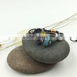 Bob Trading Custom Volcanic Lava Rock Stone Bracelet Wooden Watch Bracelet thumbnail-1
