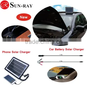6W 18V Poly Crystalline Solar Panel Power Car Camper Motorhome Caravan Battery Trickle Charger thumbnail-1
