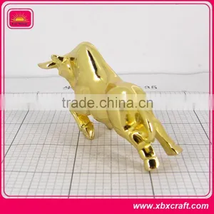 Brass Sculpture Bull Sculptures Cast Brass Bull Sculpture thumbnail-6
