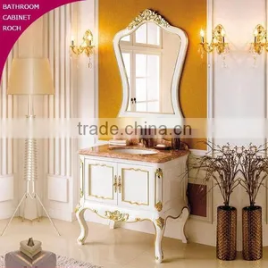 ROCH 151 Newly Style Wooden Bathroom Vanity Classic Furniture thumbnail-1