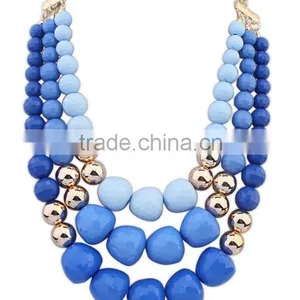 Factory Hot Fashion Choker Designs Necklace Wholesale Handmade Felt Necklace thumbnail-3