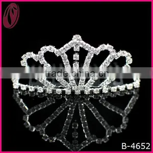 Fashion Diamond Wedding Crown Princess Tiara For Promotion thumbnail-1