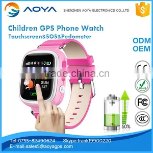 Wholesale GPS Tracker Kids Watch Phone GSM SOS Button Pedometer Touch Screen thumbnail-5