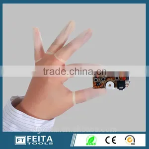 Anti Static Incision Transparent Latex Powder Free ESD Finger Cots thumbnail-3