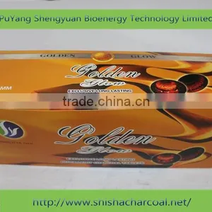 35mm Instant Light Arab Shisha Charcoal Golden Hookah Charcoal thumbnail-1