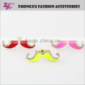 New Custom Cheap Fashion Gold Moustache Ring thumbnail-1
