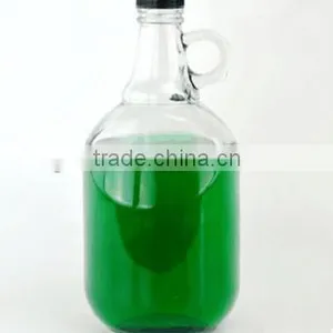1L Round California Glass Red Wine Bottle With Screw Cap and Small Ear Handle Wholesale thumbnail-4