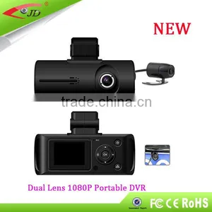 720P 1.5 Inch TFT Lcd Portable Dual Lens Camera Car Dvr thumbnail-1