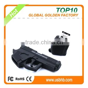 High Quality Lastest Design Gun Shape Pvc Customized Usb Stick thumbnail-6