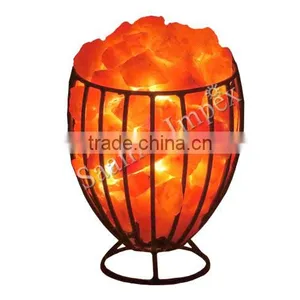 Wrought Iron Salt Basket Cylinder Bowl thumbnail-1