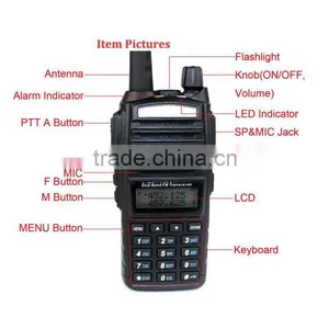Police Handheld Two Way Radio Baofeng Uv-82 Dual Band Ham 2 Way Radios Quality Choice thumbnail-4