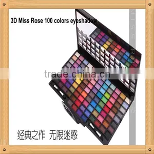 The Hottest 100 Romantic Color Miss Rose Shimmer Make up Eyeshadow Palette thumbnail-1