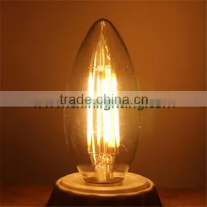 Led Candle Filament Light 4w C35 E14 E12 Dimmable C32 C35 Filament Led Bulb C35 Candle Flame Led Filament Lamp thumbnail-2