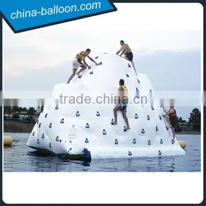 Beach Inflatable Iceberg Climbing Wall/ Inflatable Floating Iceberg 0.9mm Pvc Tarpaulin thumbnail-4