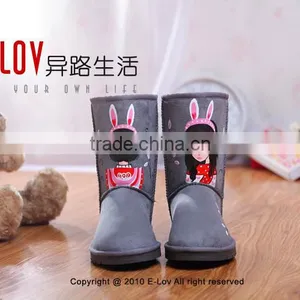 2015 Hot Sales High Quality and Cheap Women Boot With Fur thumbnail-4