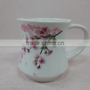 Flower Decal Ceramic Mug for Home/ Restaurant/Office thumbnail-1