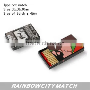 Small Box Matches With Art Logo Printting thumbnail-1