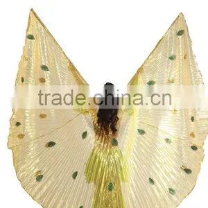 Peacock Feather Pattern Belly Dance Wings , Good- Looking Belly Dance Costume Wings thumbnail-1