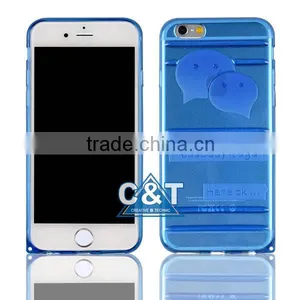C&T New Style Popular Slim Transparent Tpu Mobile Phone Shell for Iphone 6s thumbnail-2
