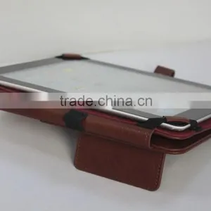 Genuine Leather Business Brief Leather Case 10 Inch Universal Stand Leather Case thumbnail-6