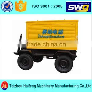40KW/50KVA Mobile Type ISO Approved Diesel Generator Set Powered by Cummins Engine thumbnail-1