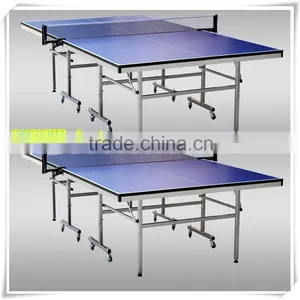 CANGSHI FACTORY Table Tennis Table Double Folding and Moving Ping Pong Table thumbnail-2