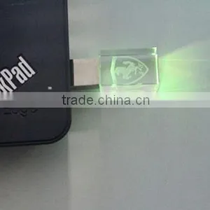 Led Light Crystal Usb Logo Customized thumbnail-1