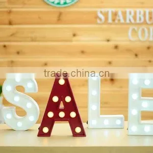 OEM Color Marquee Letters Light Marquee Numbers Light for Wedding and Room Decoration thumbnail-6