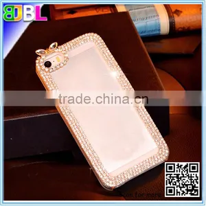 Special for Lady ! Diamond Luxury Crystal Cell Phone TPU Case Covers for Iphone 5/5s thumbnail-1