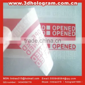 Design Anti-fake Warranty VOID Sea Area Seal thumbnail-1