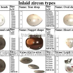 Professional Custom and Wholesale Various Colors and Various Shapes South Sea Shell Pearl Necklace DIY Beads(shape Card) thumbnail-5
