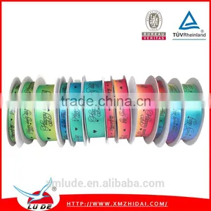 New Design Thermal Transfer Ribbon /Heat Transfer Printing Satin Ribbon Decorate Christmas Day thumbnail-6