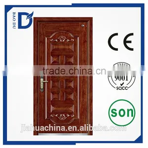 China Market Steel Wood Armored Security Door thumbnail-1