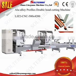 Fully Automatic Alu-alloy Profiles Double Head Cutting Machine thumbnail-1