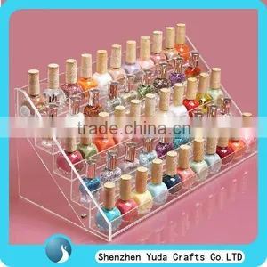 Countertop 4 Tier Acrylic Nail Polish Display Rack , Nail Polish Shelf Rack Display thumbnail-1