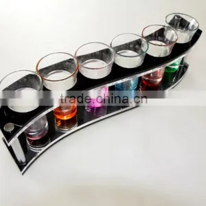 Colorful Black Acrylic Display Tray Holder Case Box thumbnail-3