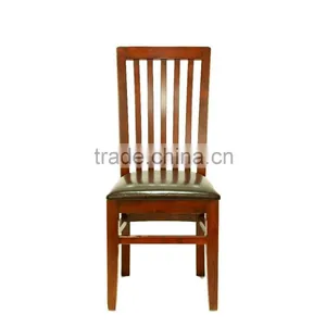 Wholesalerestaurant High Back Upholstered Room Chairs Saloon Leather Chair thumbnail-1