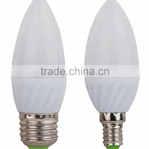 Aluminum Heat Sink E27/b22/e14 Led Candle Lighting 3w Led Candle Lamp E14 Dimmable thumbnail-1