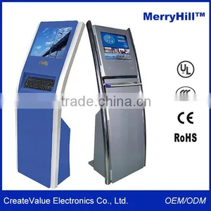 Queue Management System 15/17/18.5/19/22 Inch Stand Tablet Kiosk Metal Keyboard thumbnail-6